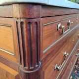 Louis XVI chest of drawers, mahogany, late 18th century, early 19th century