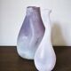 Satin-finished Italian art glass vase – Hand-blown glass, 20th century
