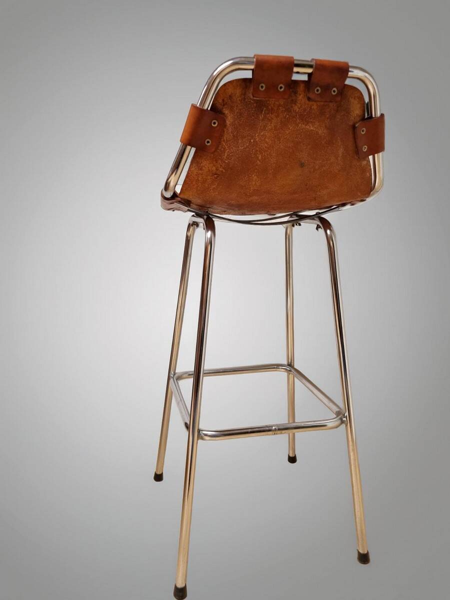 Charlotte Perriand "Les Arcs" bar stool, 1960s