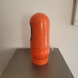 Vintage culbuto lamp in orange metal 1970s.