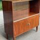 Scandinavian high buffet display cabinet in rosewood from the 1950s.