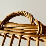 Large vintage wicker basket