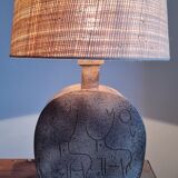 Stoneware lamp circa 1950