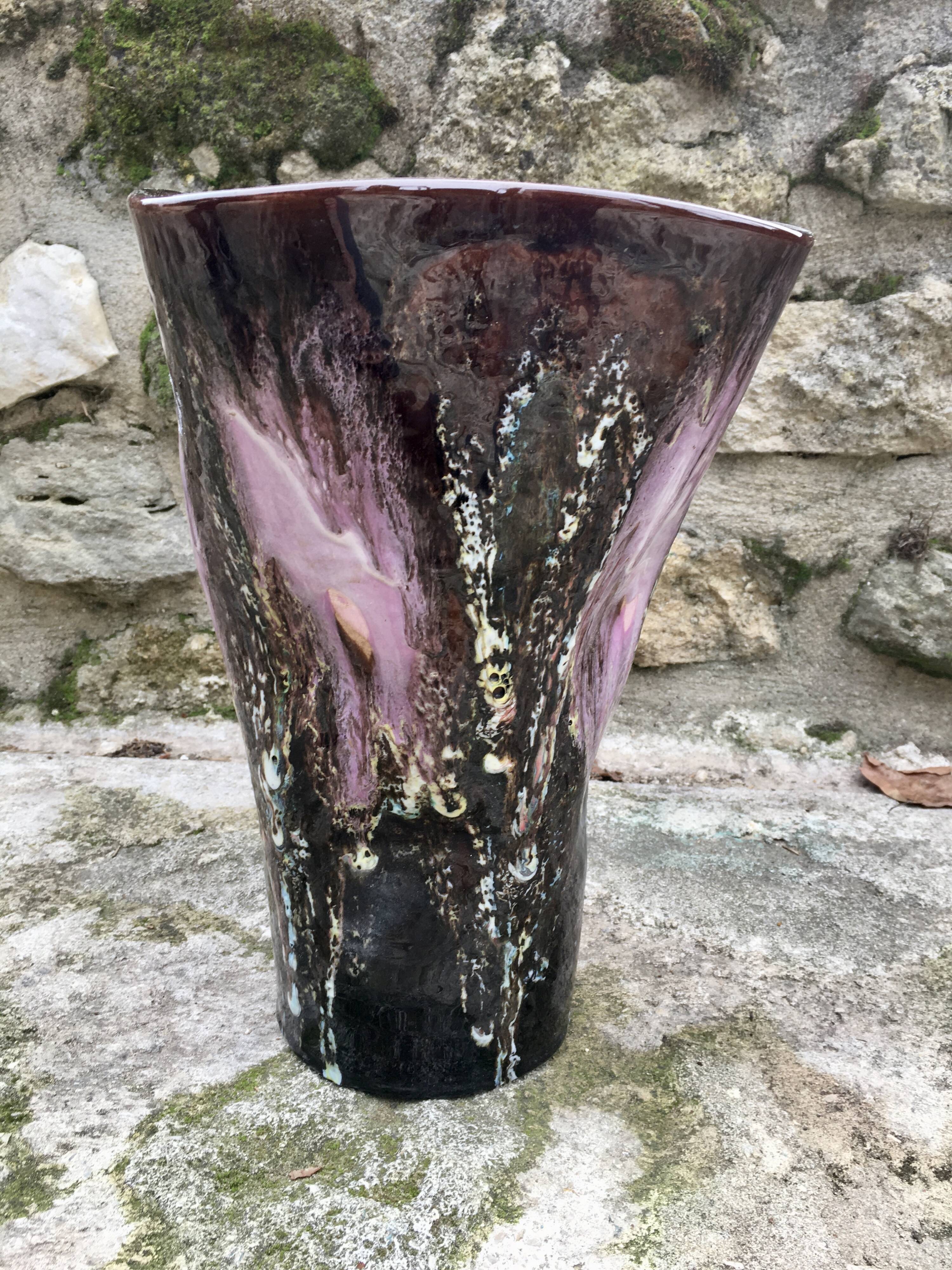 Signed Vallauris Vase