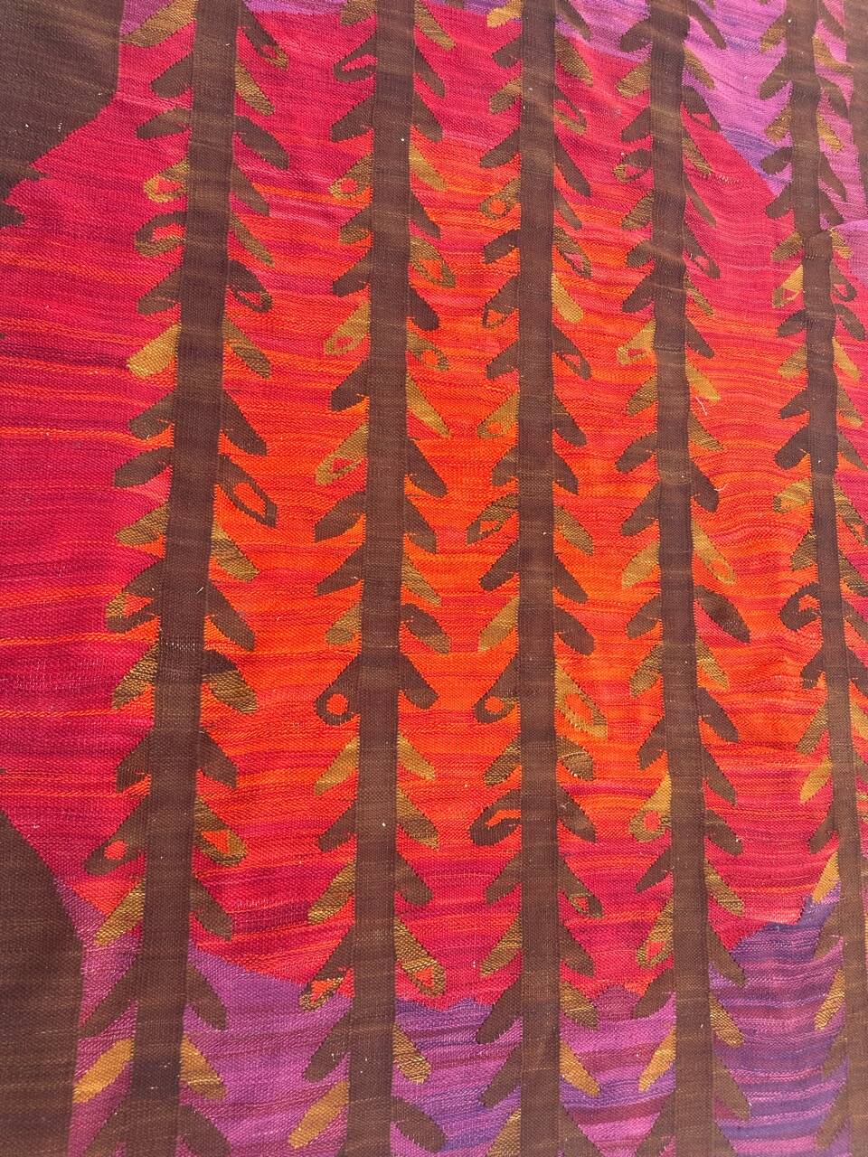 Vintage scandinavian rug from the 70s, hand-woven