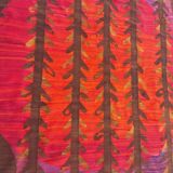 Tapis scandinave vintage des années 70 tissé à la main