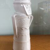 Vintage anthropomorphic vase in glazed terracotta