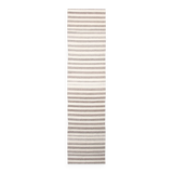 Brown & Beige Striped Turkish Runner Rug, 78x330Cm