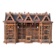 Important bird cage - aviary representing a house early 20th century l 158 cm
