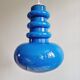 Large Space Age pendant light in blue opaline, 1960s-70s