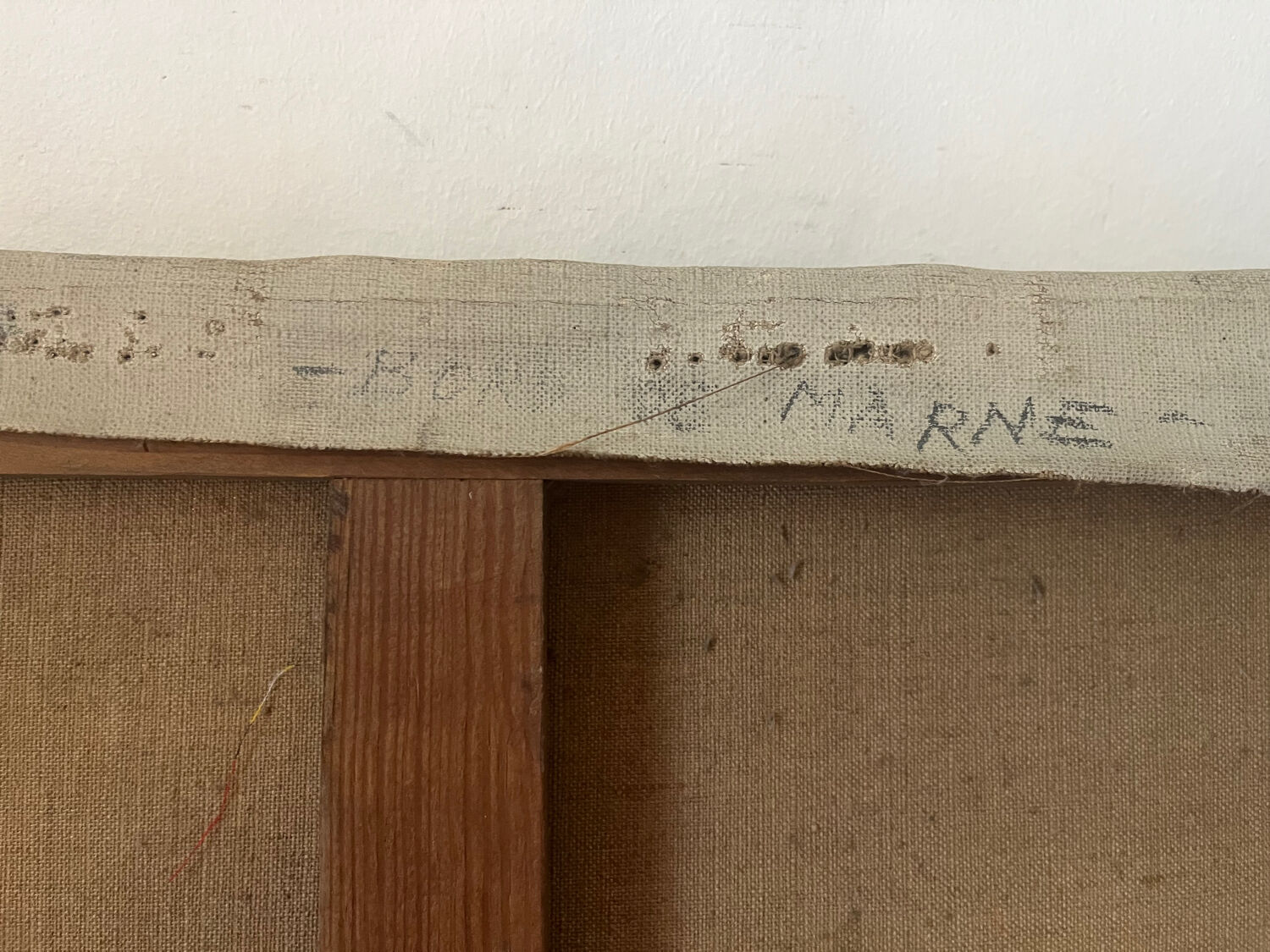 Bank of the Marne, oil on canvas signed Albert Mauguiere 1875-1968