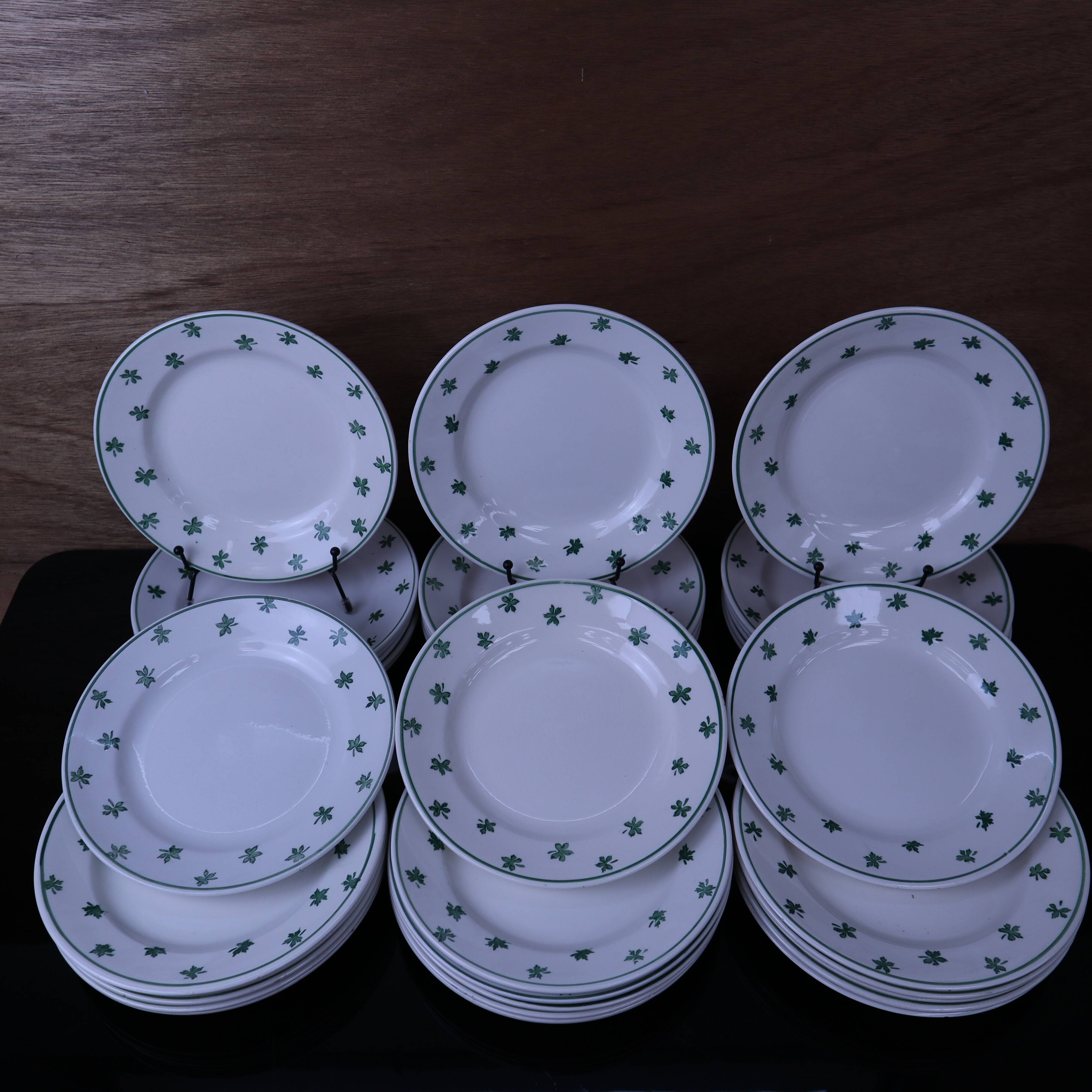 Lot de 6 assiettes à dessert 5200 Sarreguemines et Digoin Vintage