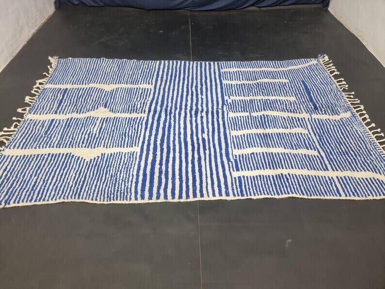 Beni Ourain blue rug 150/250cm