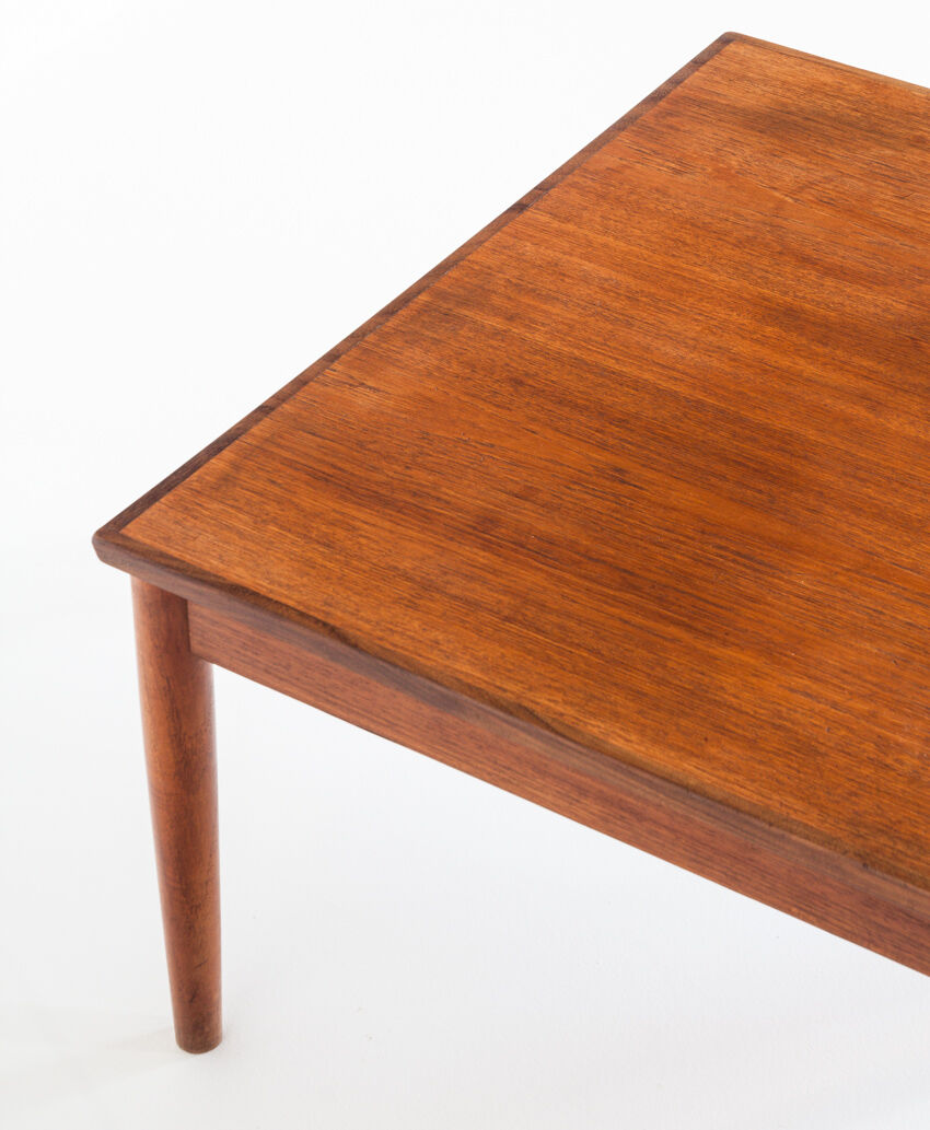 Vintage coffee table scandinavian style teak. france 1960