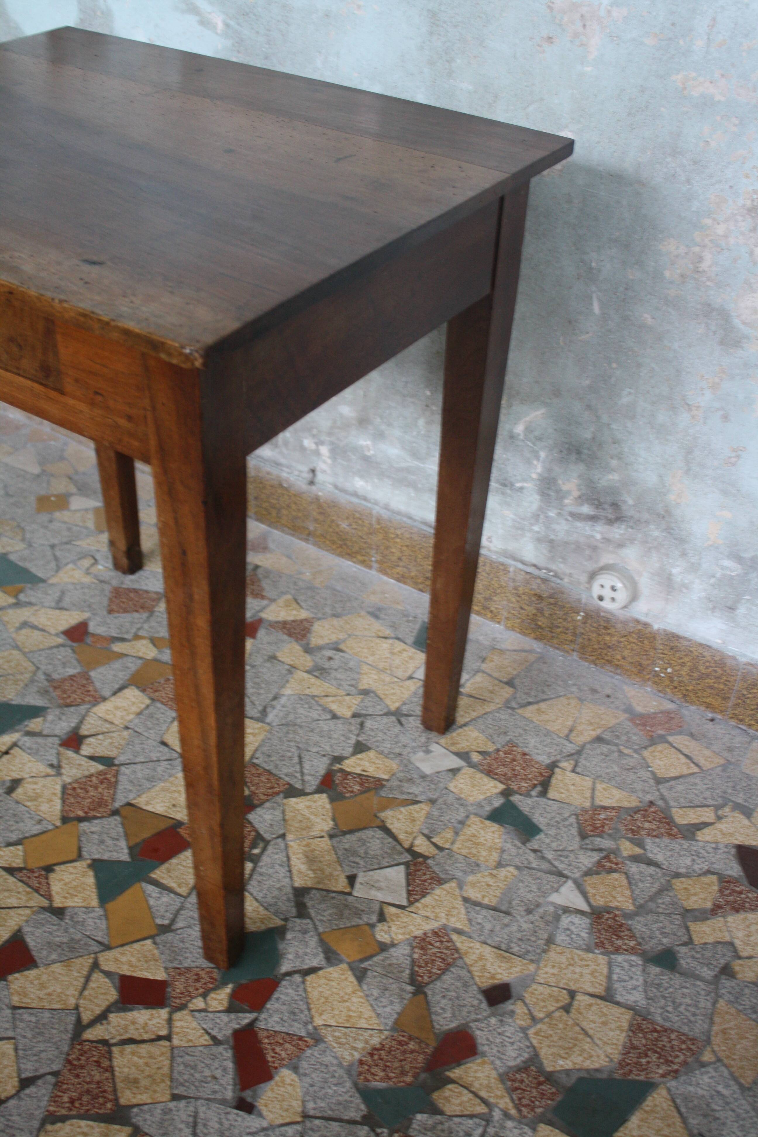Bureau enfant en bois vintage