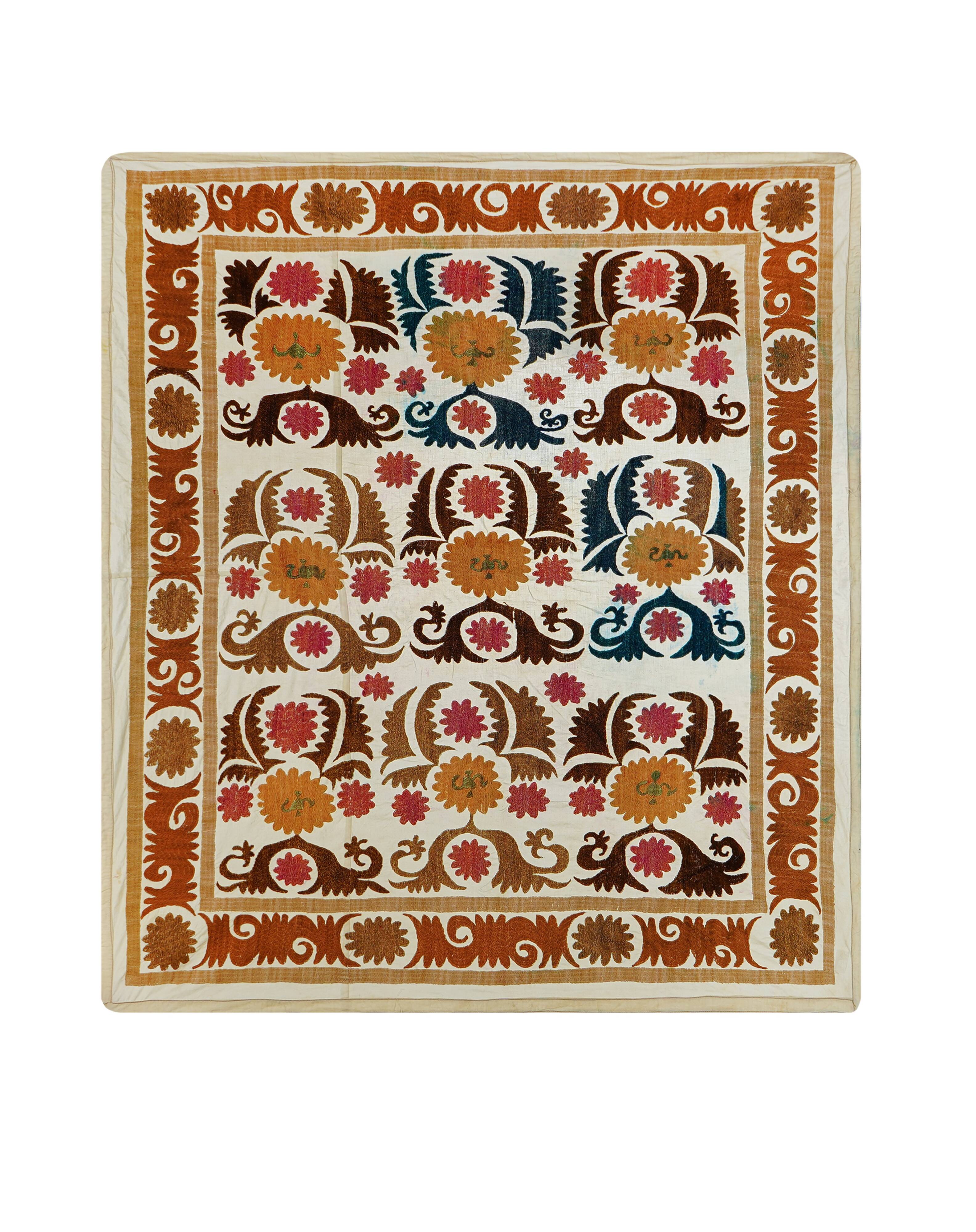 Vintage Turkish hand-knotted rug 112x126 cm
