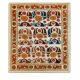 Vintage Turkish hand-knotted rug 112x126 cm