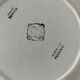 Two vintage leaf barbotine plates
