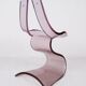 Lavender Lucite chair by Michel Dumas, France, 1970.