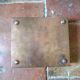 Old copper hot water bottle