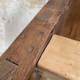 Solid wood carpenter's workbench