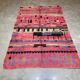 Moroccan pink wool rug 300cm x 150cm