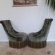 Pair of toad armchairs