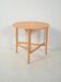 Table basse ronde en bouleau scandinave par Karl Andersson & Söner