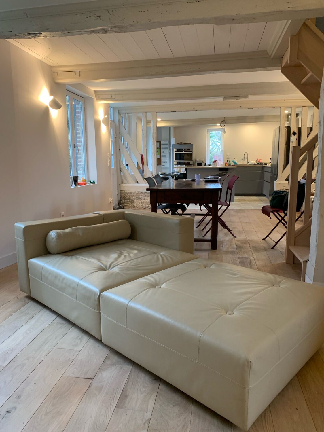 Minotti Méridienne in Havana leather