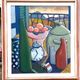 Oil on canvas Still Life at Dawn "Franco Prayer" (1924) 80 x 70 cm