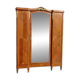 Three-door wardrobe with marquetry and bronze.