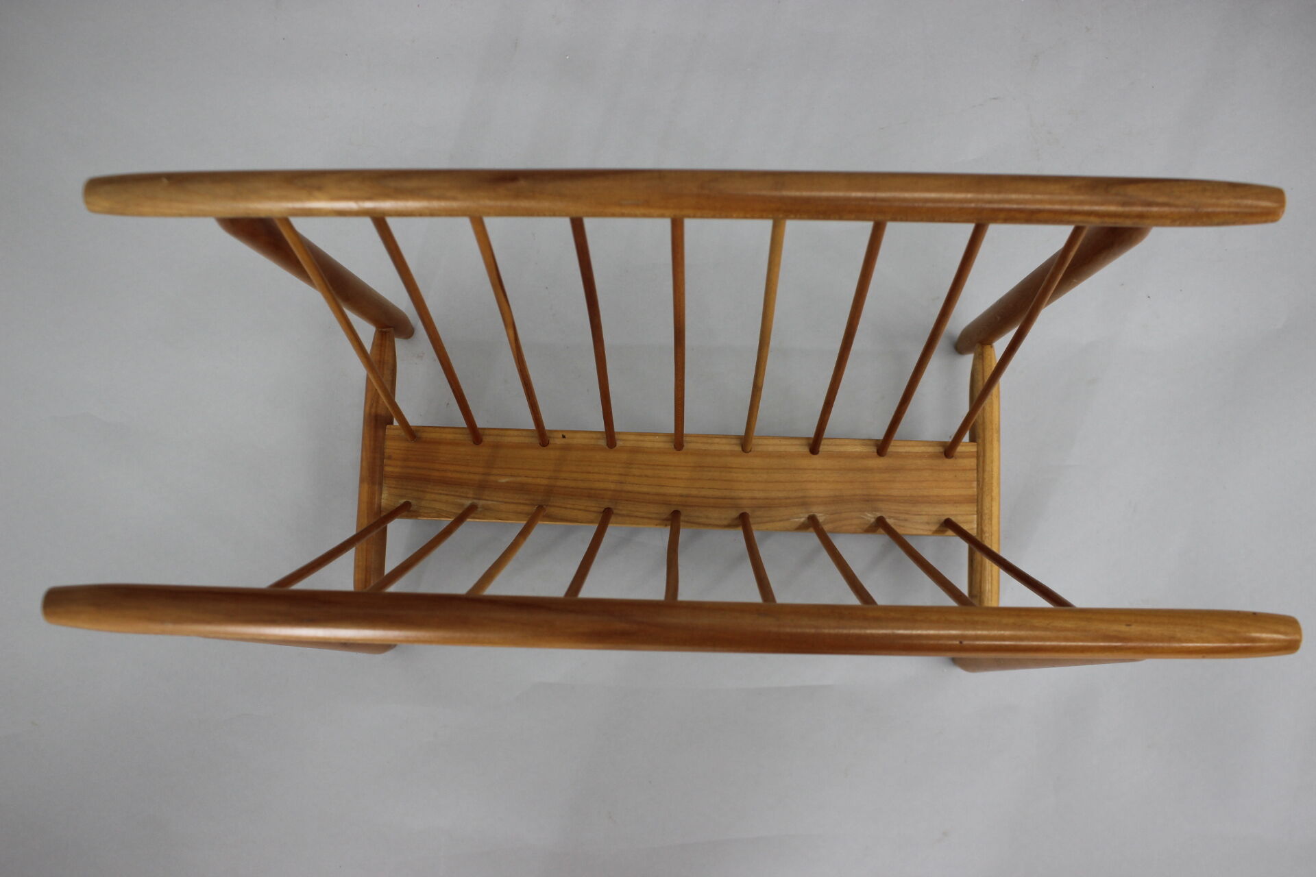 1960s uluv beech newspaper stand, czechoslovakia