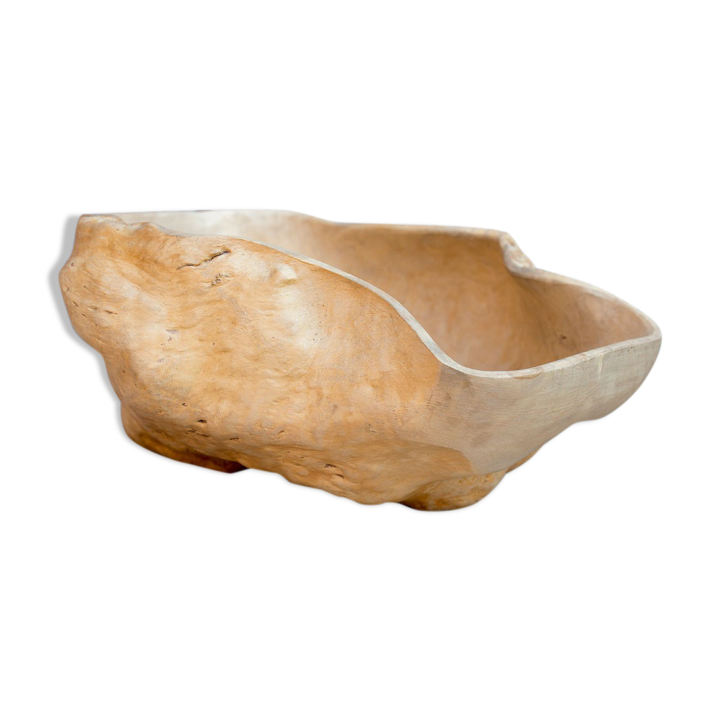 Old wooden bowl suede Lapland