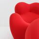 Fauteuil La Mamma Up5 avec ottoman par Gaetano Pesce pour B&B Italia