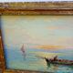 Marine italienne – Huile sur panneau signée Italo Giordani