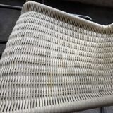 Set of 6 Tecta WK 724 Cantilever Chairs in Metal and Cream Wicker – 1980s