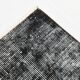 Black gray tones anatolian handmade vintage rug 260x158cm
