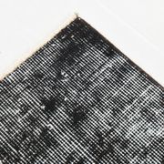 Black gray tones anatolian handmade vintage rug 260x158cm