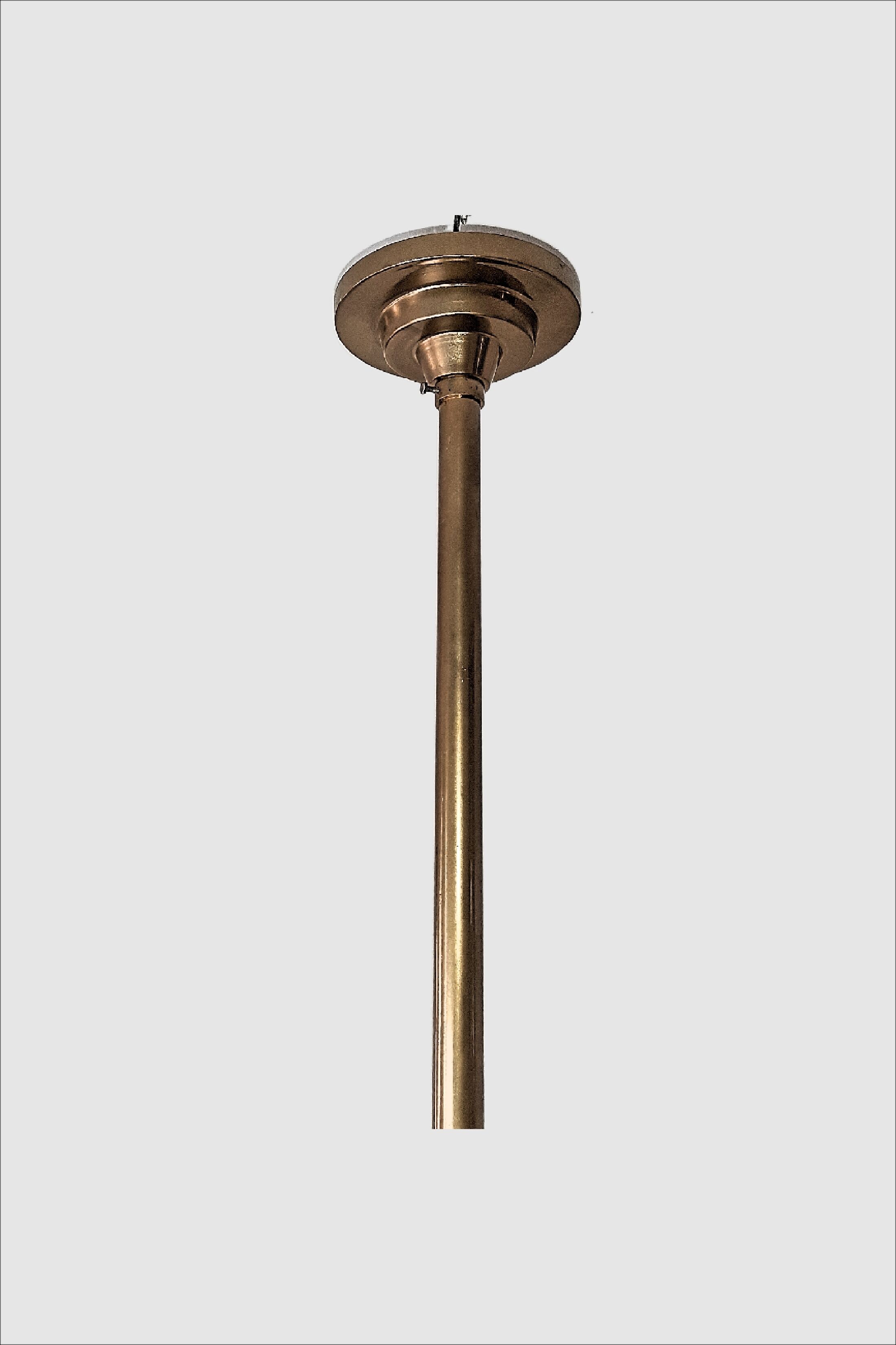 Chandelier Art Deco geometric shape, vintage c 1935