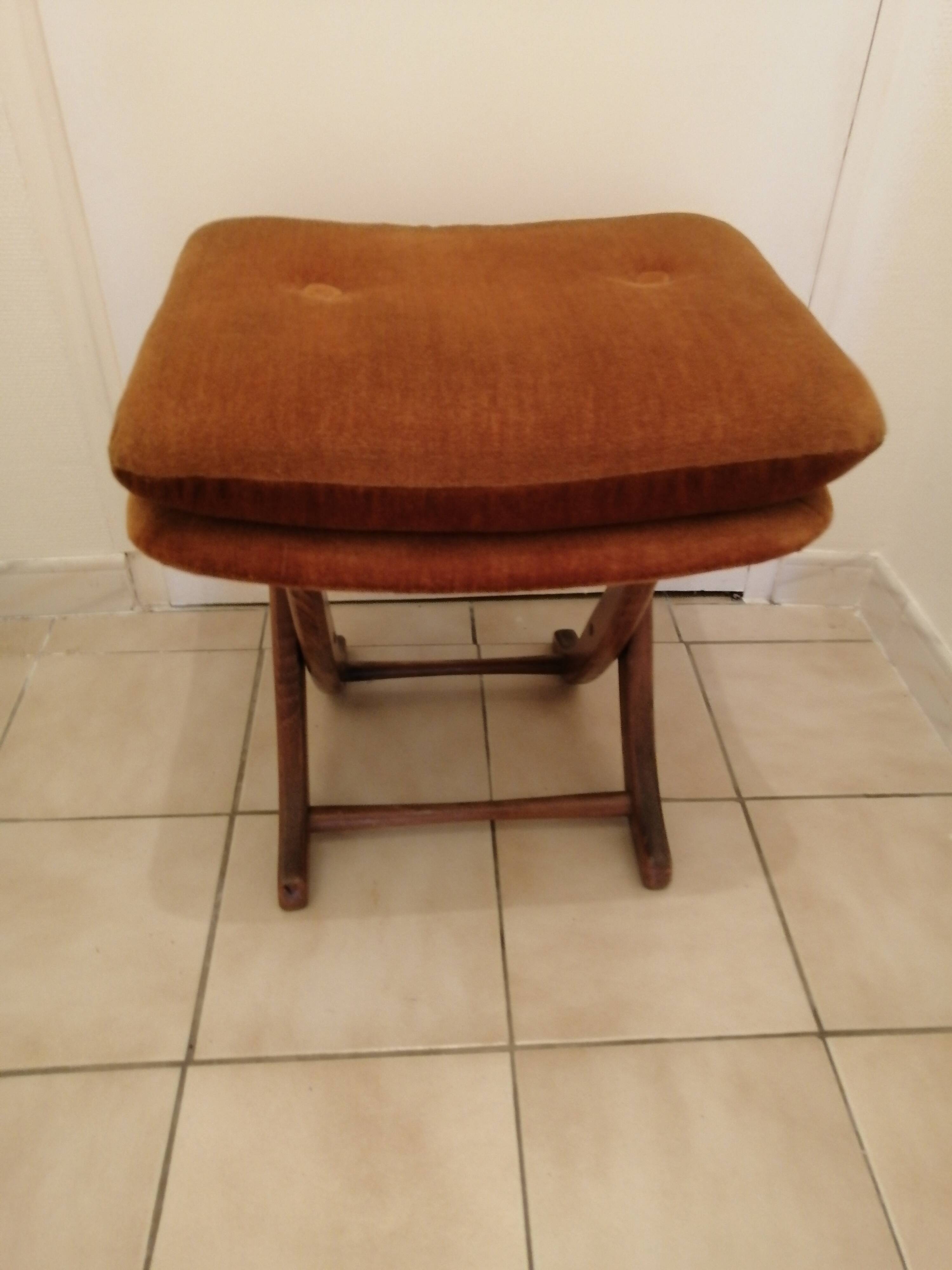 Scandinavian ottoman foot rest