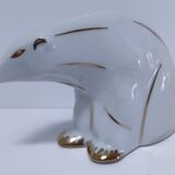 Art Deco polar bear Limoges porcelain