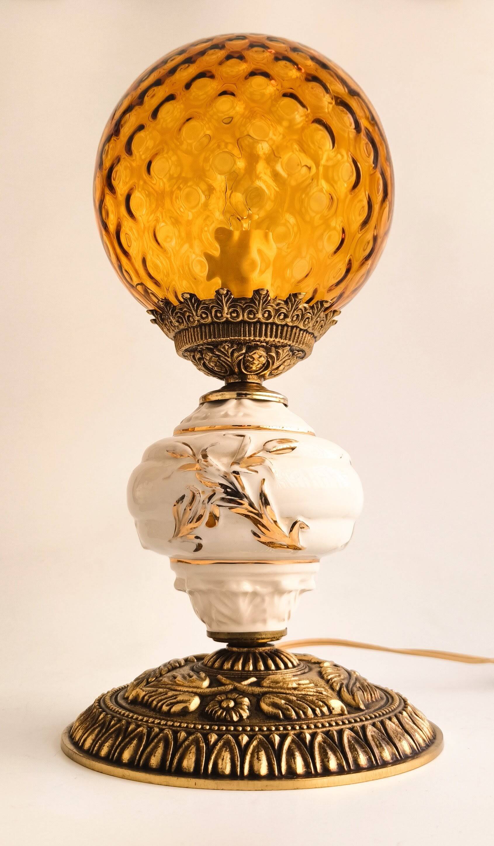 Set of French Hollywood Regency lamps