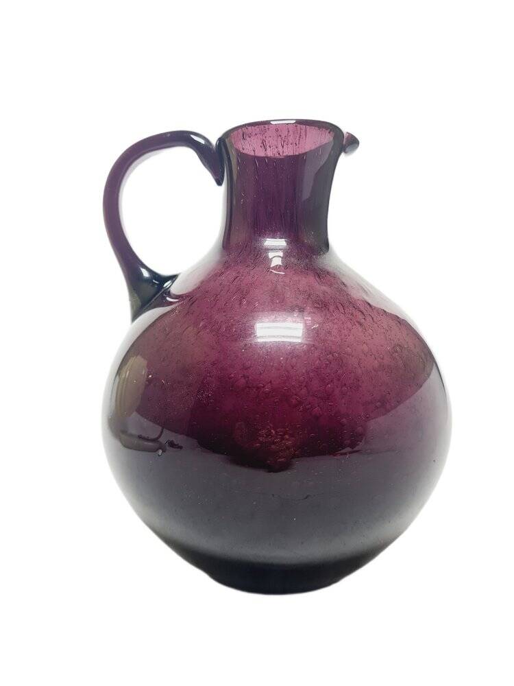 Vintage Polish jug by Zbigniew Horbowy for Sudety Glassworks, 1970s
