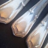 12 knives + silver metal punch from the 1950s