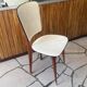 Set of mid-century Scandinavian-inspired chairs.