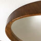 Miroir en bois de chêne, 45cm, fabriqué en Allemagne