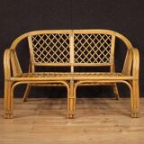 Italian wicker sofa from the 60s