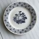 Vintage porcelain plate with fruit pattern