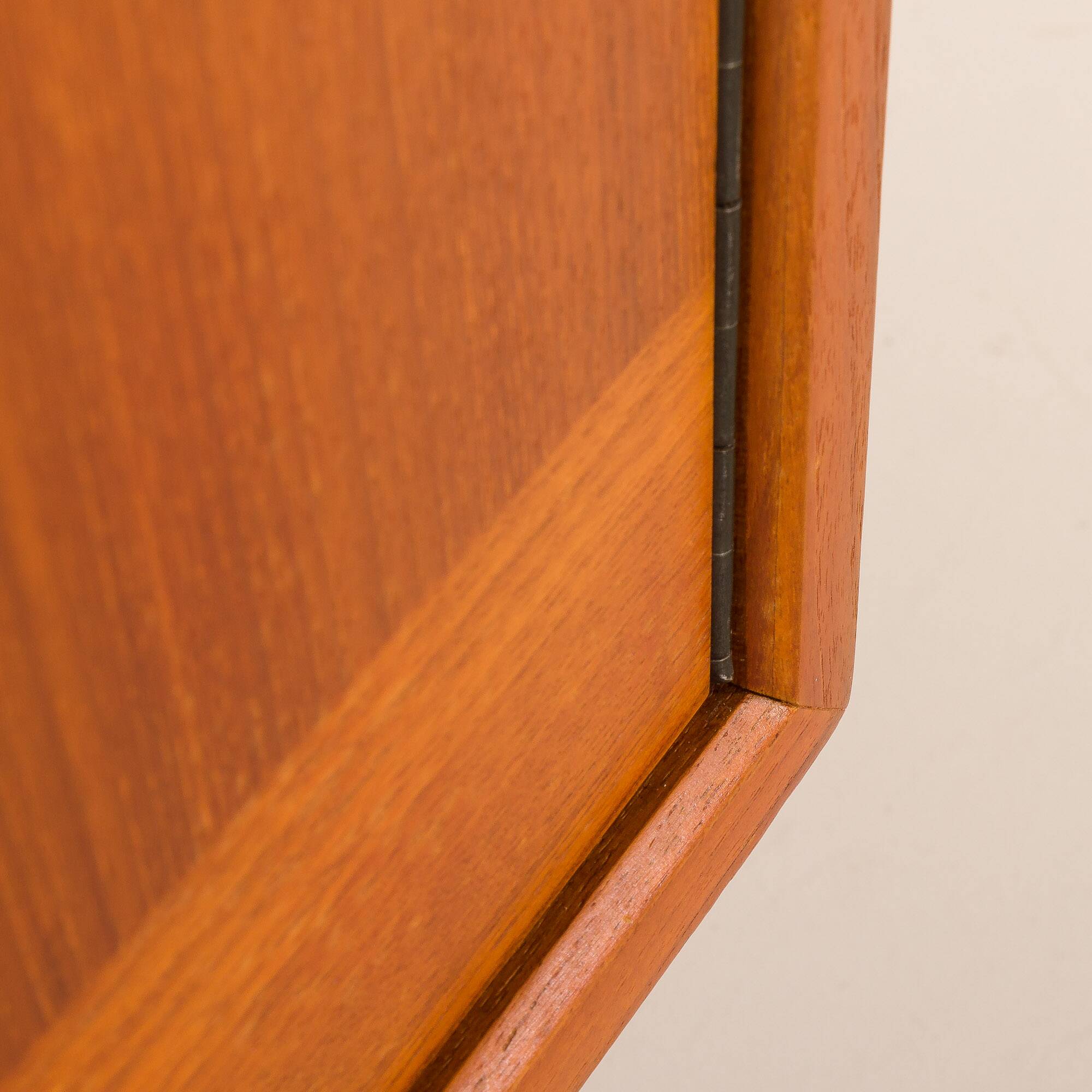 Scandinavian mid-century teak wall unit, 1970s
