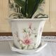 Cache pot vintage en céramique anglaise